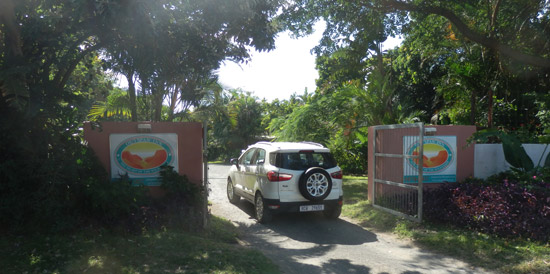 Our entrance - Main Road, Port St Johns