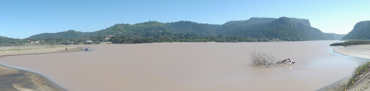 The Mzimvubu River estuary, Port St Johns