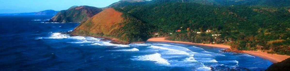 A view of Second Beach, Port St Johns